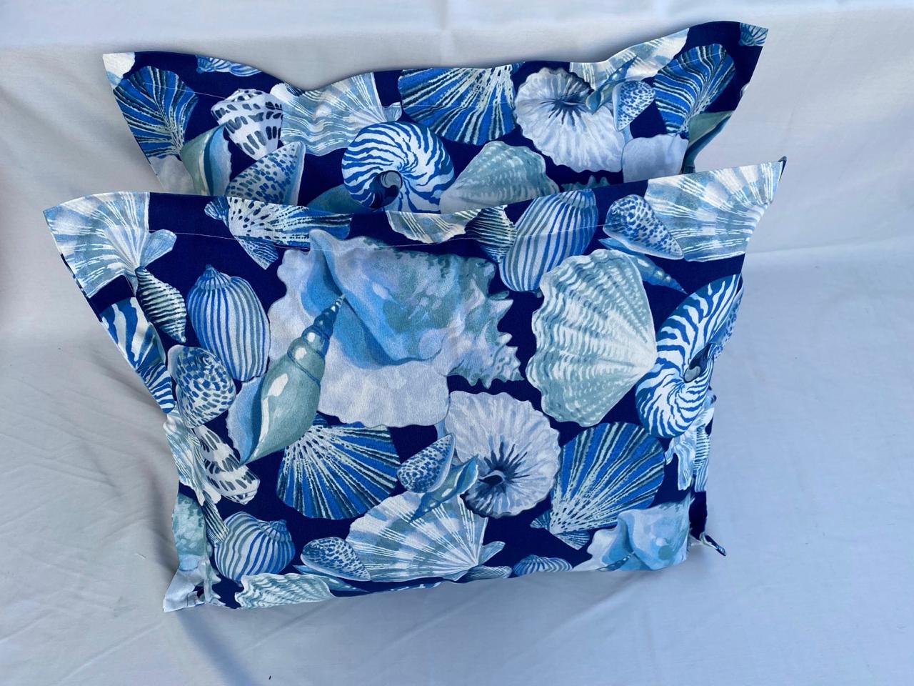 Almofada Estampa Marinha Azul